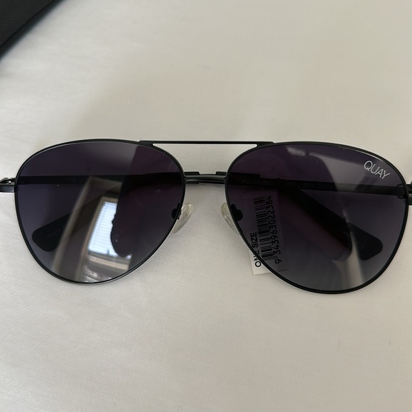 Quay Australia Still Standing 60mm Polarized Aviator Sunglasses - Brand New - Picture 8 of 9